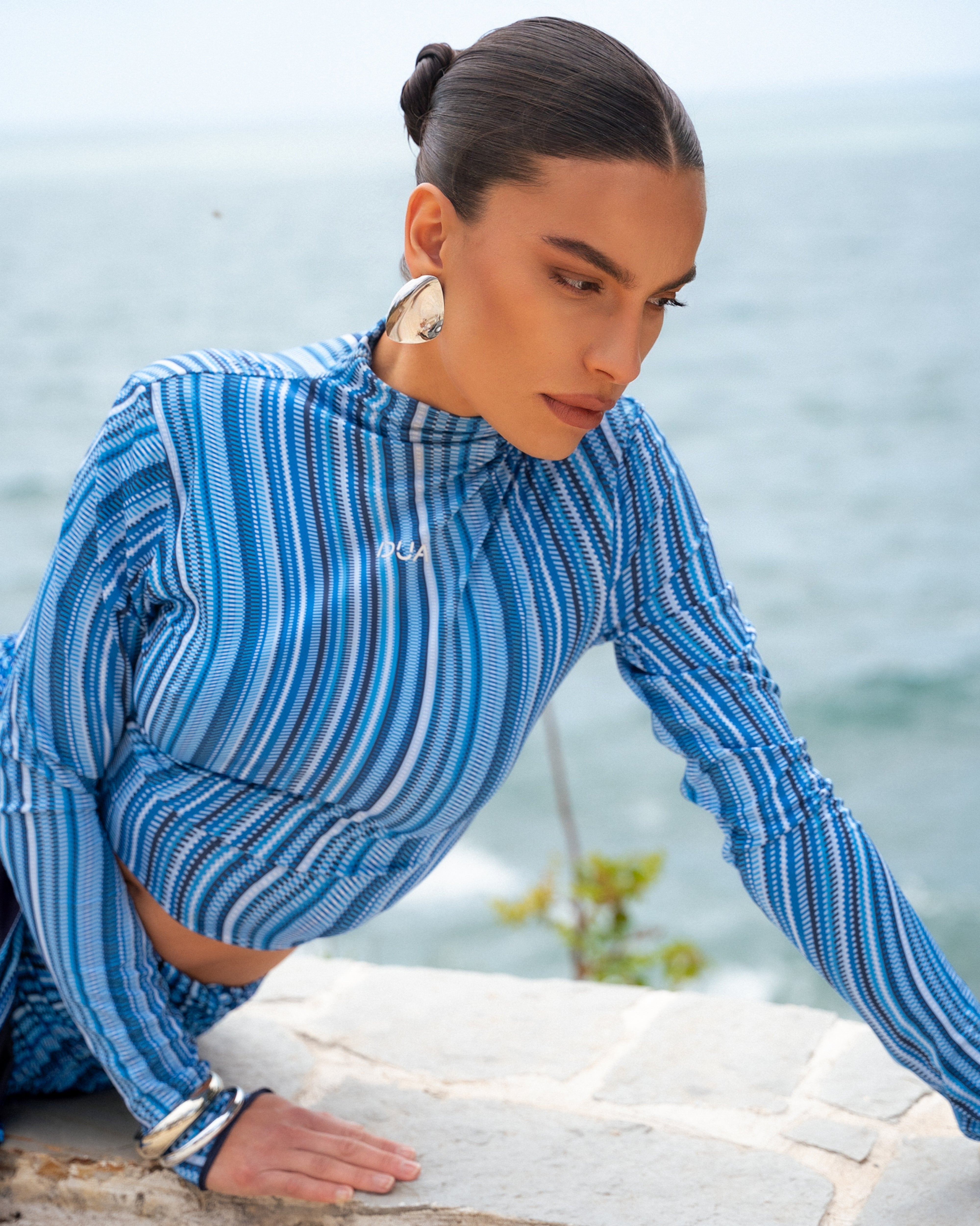The Reversible Mock Neck Top